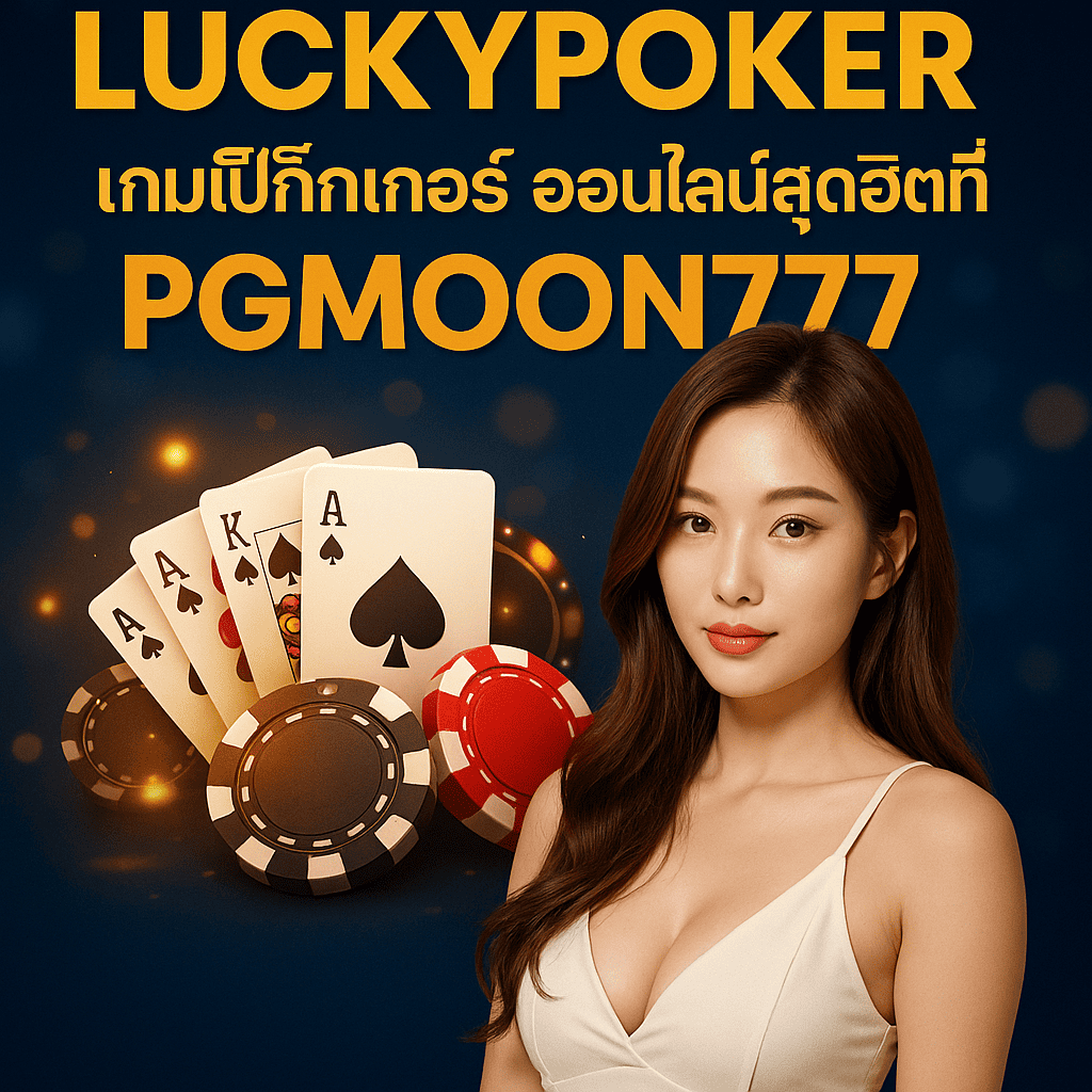 LUCKYPOKER เกมโป๊กเกอร์ออนไลน์สุดฮิตที่ PGMOON777
