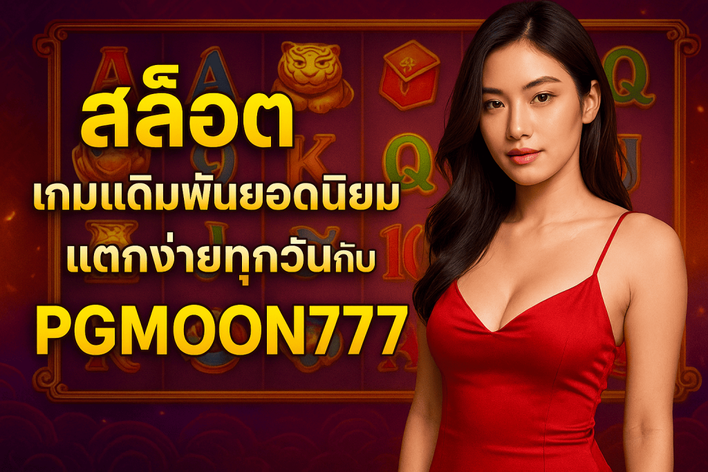 สล็อต เกมเดิมพันยอดนิยม แตกง่ายทุกวันกับ PGMOON777