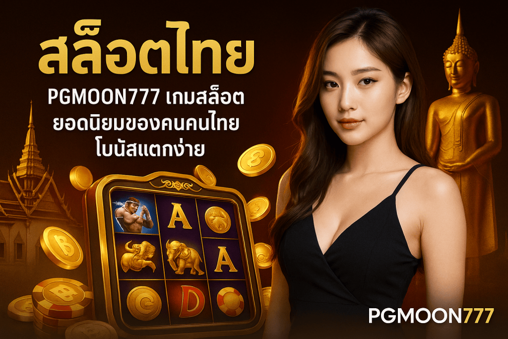 สล็อตไทย PGMOON777 เกมสล็อตยอดนิยมของคนไทย โบนัสแตกง่าย
