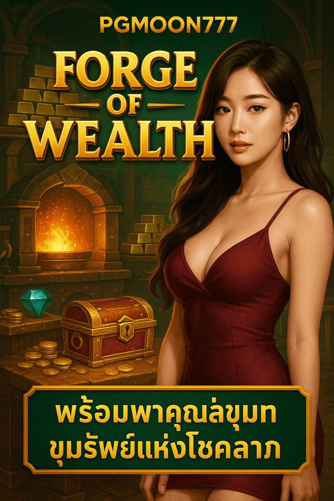 FORGE OF WEALTH เกมสล็อตใหม่จาก PGMOON777 พร้อมพาคุณล่าขุมทรัพย์แห่งโชคลาภ