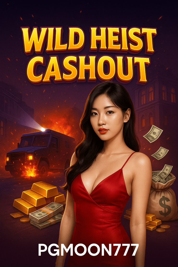 WILD HEIST CASHOUT เกมสล็อตใหม่ PGMOON777 ปล้นเงินรางวัลมหาศาล