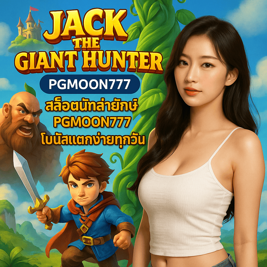 JACK THE GIANT HUNTER สล็อตนักล่ายักษ์แฟนตาซี PGMOON777 โบนัสแตกง่ายทุกวัน