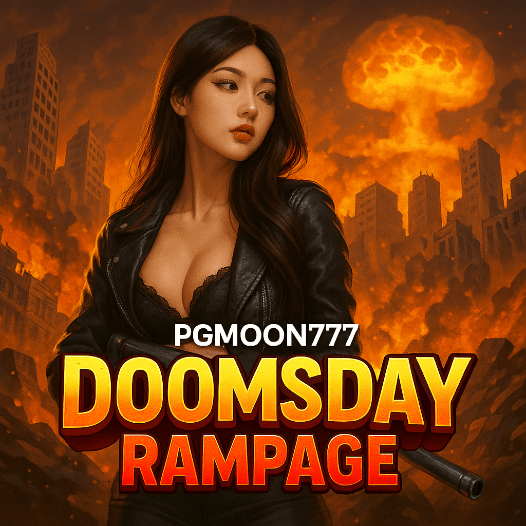 DOOMSDAY RAMPAGE เกมสล็อตวันสิ้นโลกสุดมันส์ แตกง่ายกับ PGMOON777