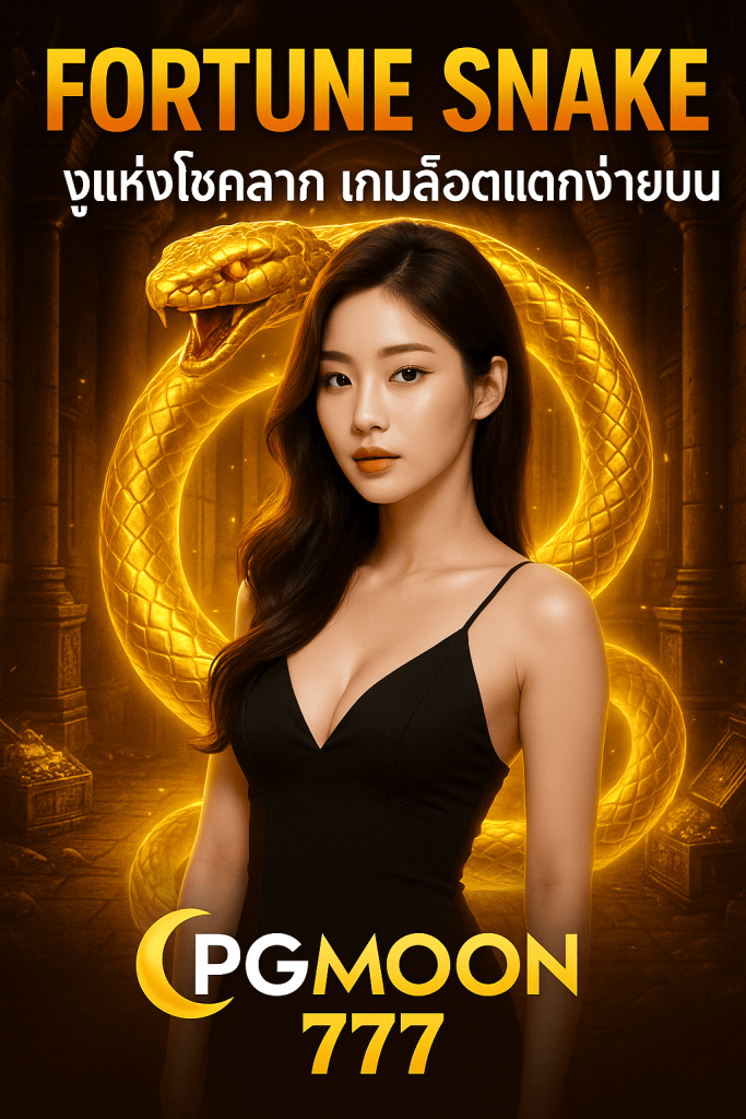 FORTUNE SNAKE งูแห่งโชคลาภ เกมสล็อตแตกง่ายบน PGMOON777