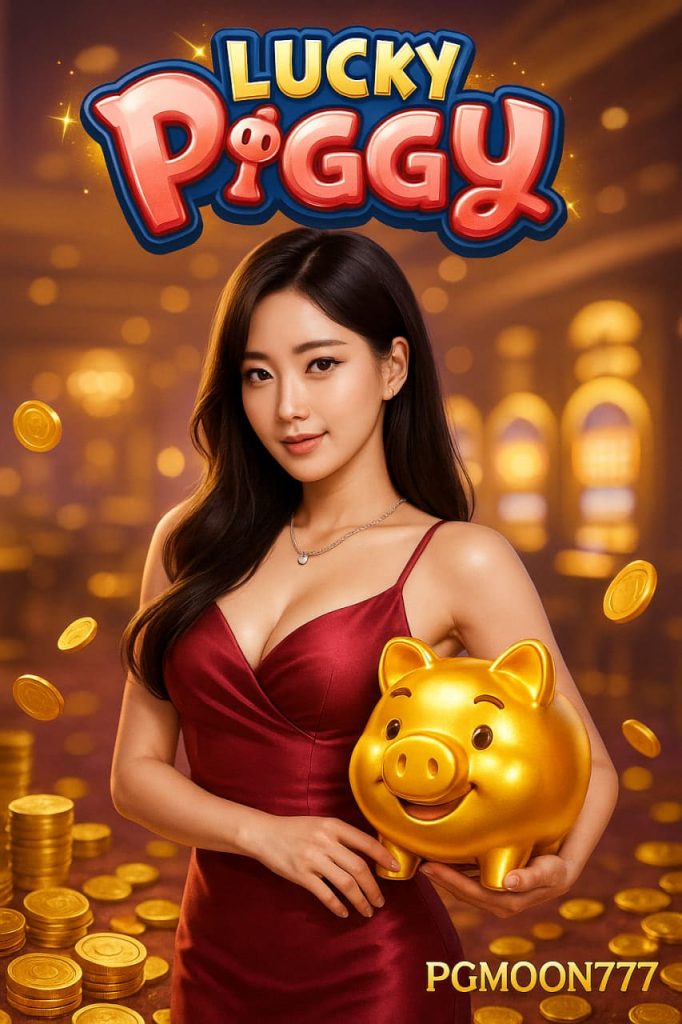 LUCKY PIGGY หมูทองนำโชค สล็อตสุดฮิตจาก PGMOON777 แจกโบนัสแตกง่ายแห่งปี 2025