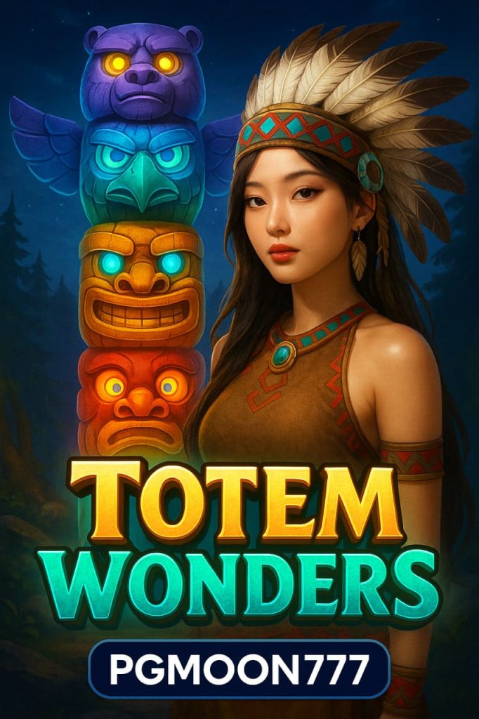 Totem Wonders เกมลึกลับแห่งขุนเขาโบราณจาก PGMOON777 โบนัสแตกง่าย